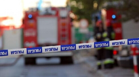 Śliska nawierzchnia przyczyną wypadku - grafika