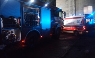 Pożar przy Browarnej. Jedna osoba poszkodowana