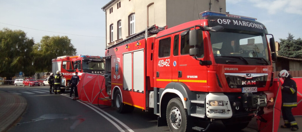 Pożar kamienicy. Zginął około 70-letni mężczyzna 