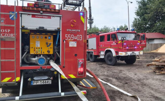 Pożar suszarni drewna przy Wawelskiej w Pile [AKTUALIZACJA]