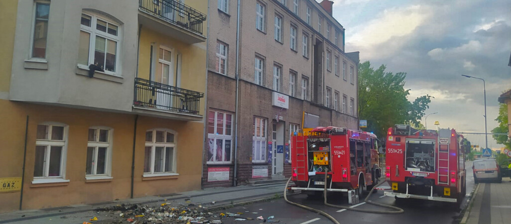 41-latek podpalił mieszkanie kolegi, bo nie dostał papierosa