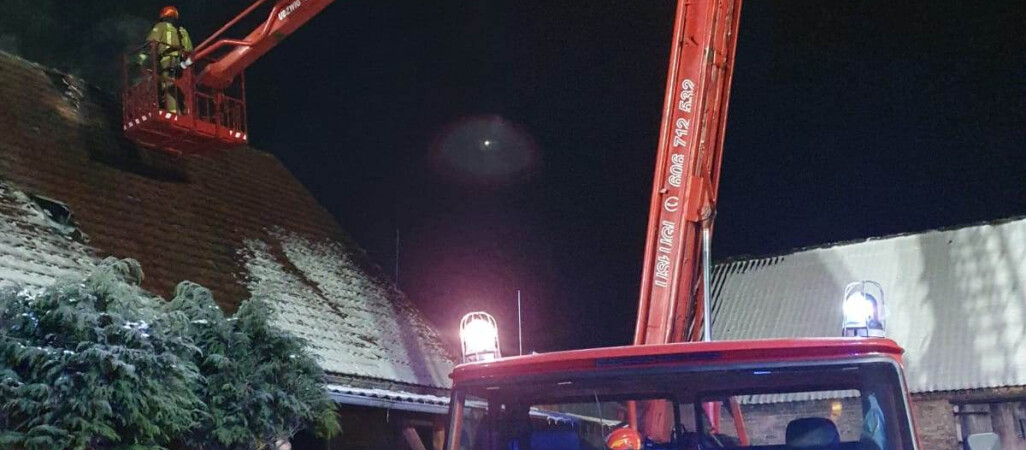 Pożar w Drożyskach Małych