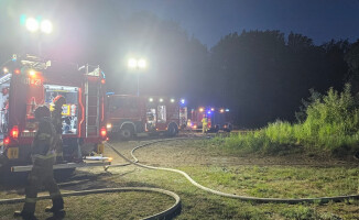Pożar na stoku narciarskim