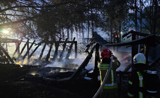 Pożar na stoku narciarskim