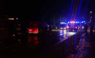 Groźny pożar w Ratajach