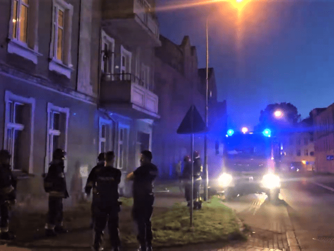 Pożar piwnicy przy Popiełuszki - VIDEO  - grafika
