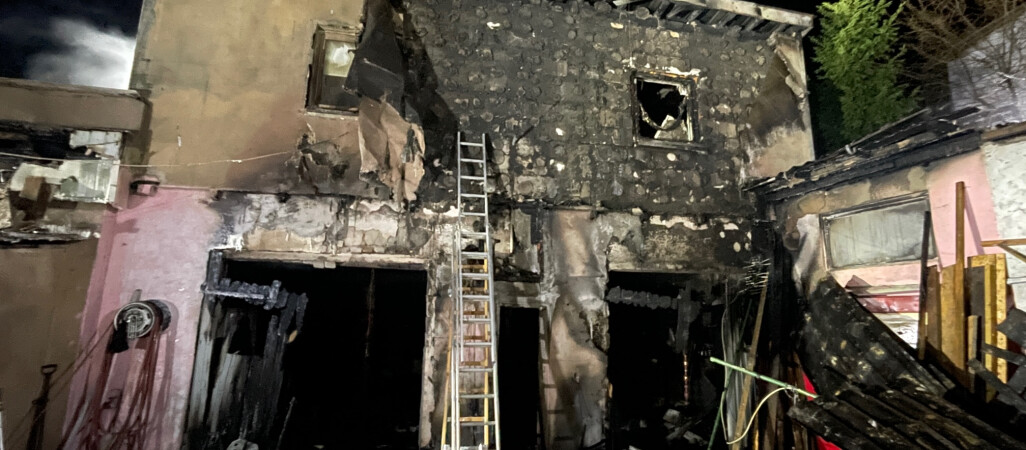 4 mieszkania i garaż zniszczył pożar w Starej  Łubiance