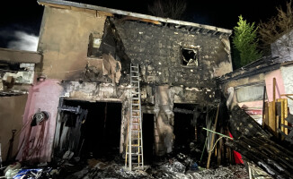 4 mieszkania i garaż zniszczył pożar w Starej  Łubiance