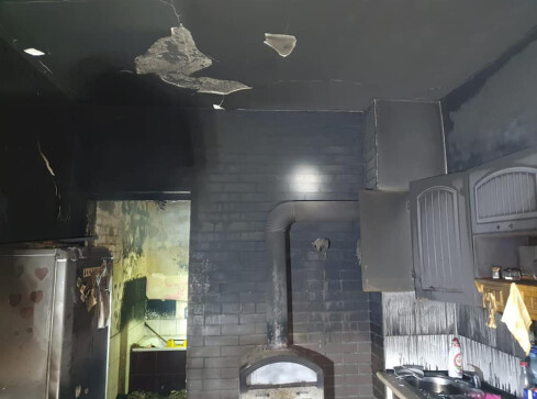 Siedem osób w szpitalu po pożarze mieszkania  - grafika