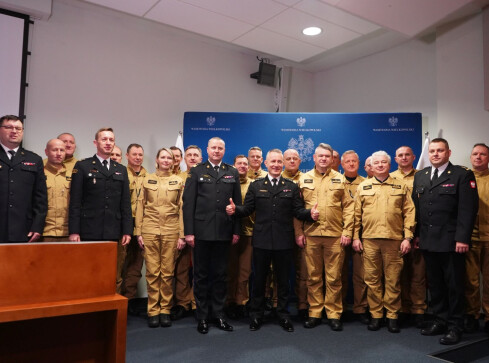 Pilska komenda PSP druga w Wielkopolsce - grafika