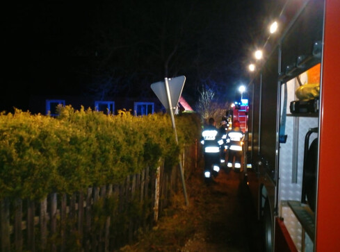 Pożar domu jednorodzinnego. Lokatorzy zdążyli się ewakuować  - grafika