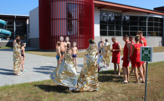 Aqapark w Pile był ewakuowany 
