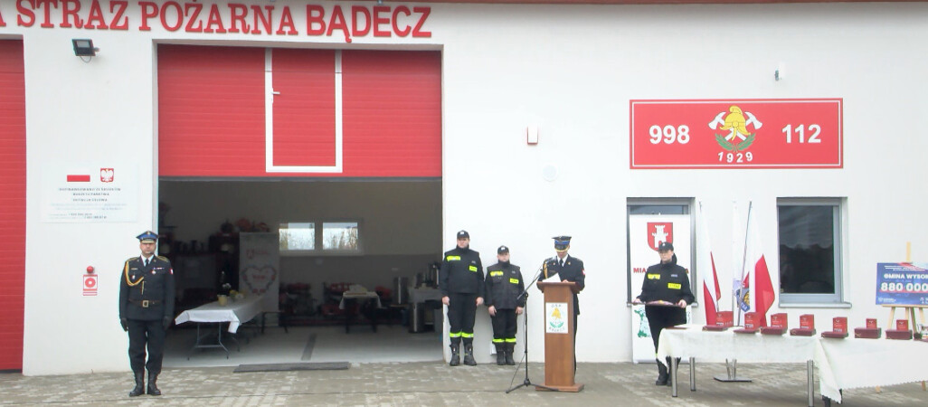 Nowa remiza OSP Bądecz. Stara spłonęła 