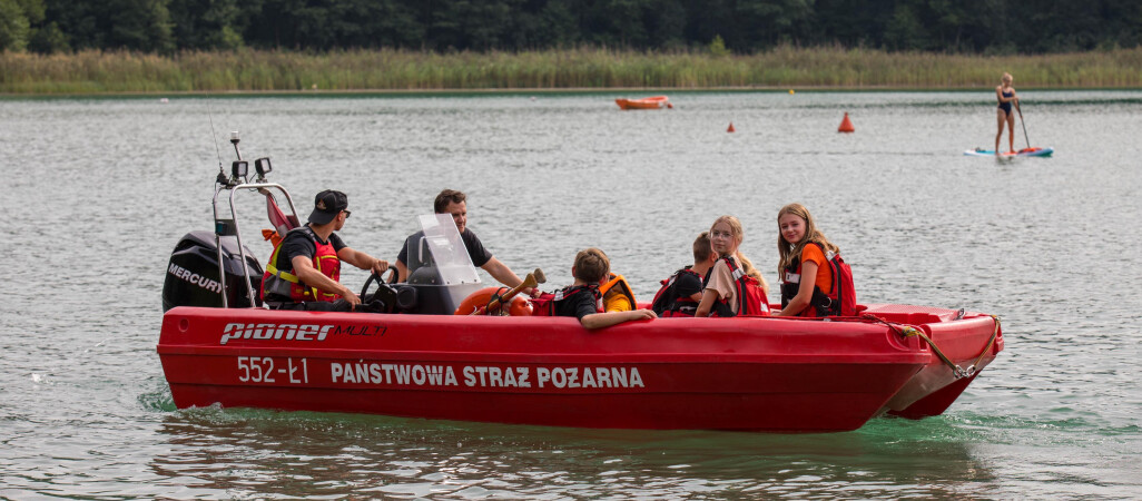 Strażacki obóz dla dzieci