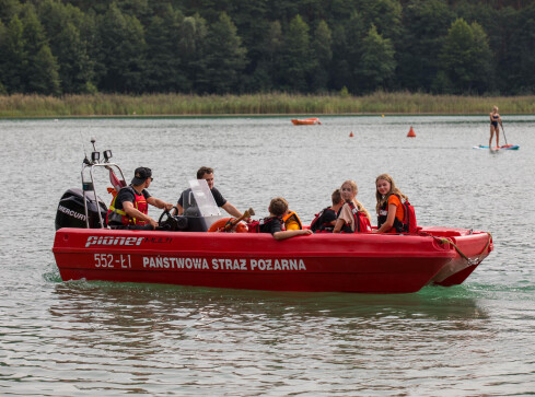 Strażacki obóz dla dzieci - grafika