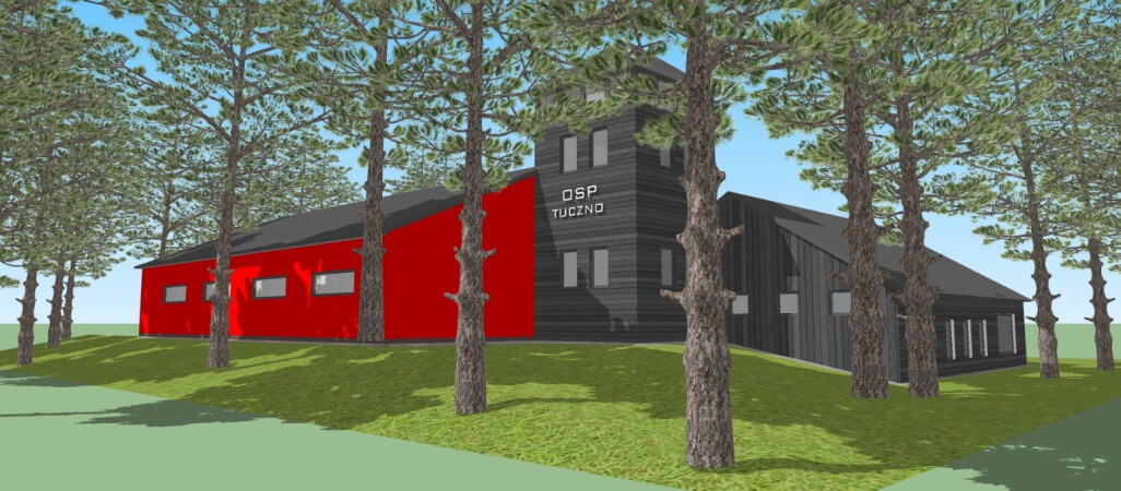 Już nie garaże od leśników tylko własna remiza