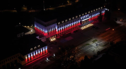 Biało-czerwona Piła - grafika