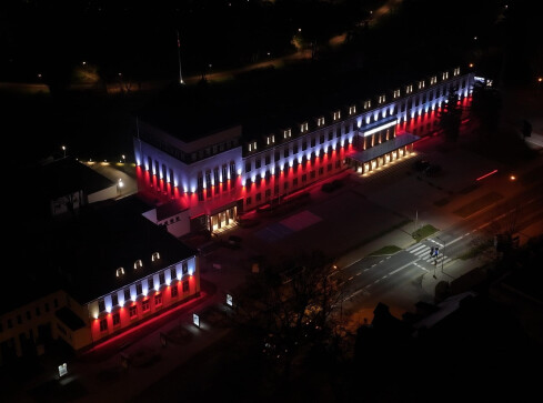 Biało-czerwona Piła - grafika