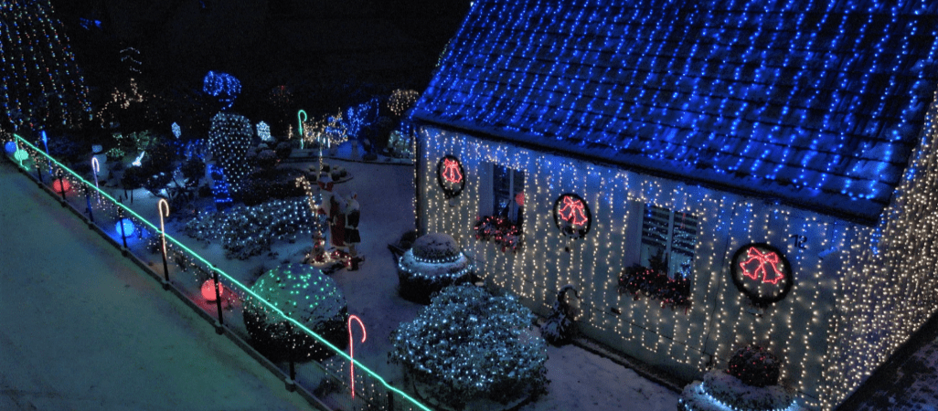 Najpiękniejszy świąteczny dom w regionie - VIDEO 