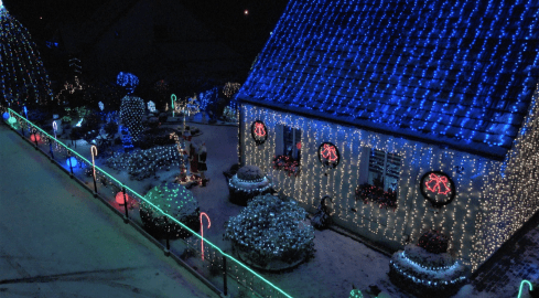 Najpiękniejszy świąteczny dom w regionie - VIDEO  - grafika