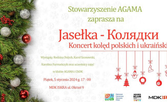 Koncert kolęd polskich i ukraińskich [zaproszenie]