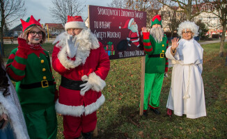 Wędrujący Mikołaj jeździł po Pile - ZDJĘCIA 