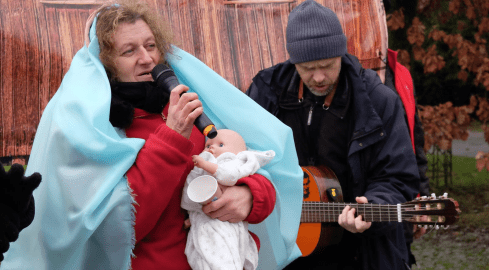 Jasełka osób bezdomnych w Pile [ZDJĘCIA] - grafika