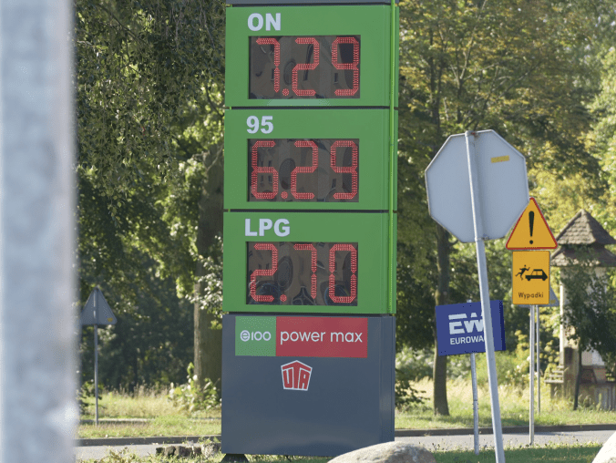 Od poniedziałku będzie drożej - grafika