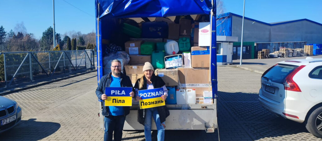 Dary z Piły trafiły do Łucka w obwodzie wołyńskim