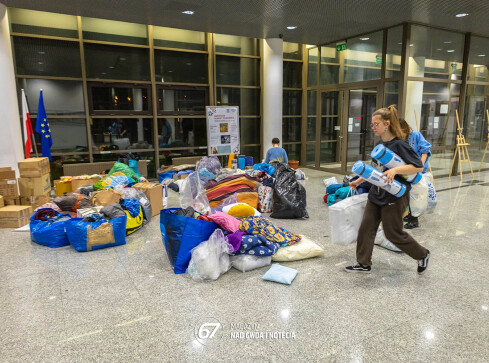 Lista miejsc do których można przynosić dary dla Ukrainy - grafika