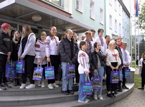 Młodzież z Ukrainy gościła w Wałczu  - grafika
