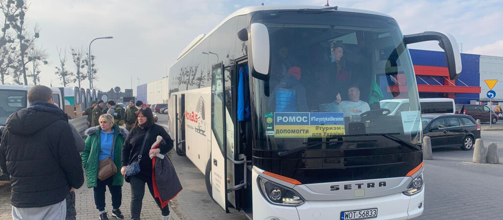 Autokar z Piły z darami i wolontariuszami dotarł do Przemyśla