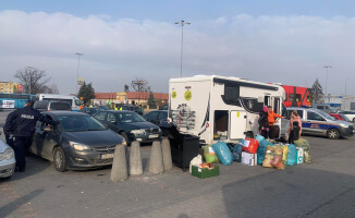 Autokar z Piły z darami i wolontariuszami dotarł do Przemyśla