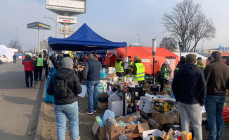 Autokar z Piły z darami i wolontariuszami dotarł do Przemyśla