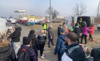 Autokar z Piły z darami i wolontariuszami dotarł do Przemyśla