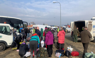 Autokar z Piły z darami i wolontariuszami dotarł do Przemyśla
