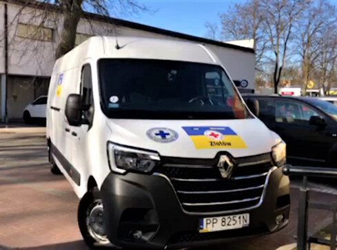 Transport darów ze Złotowa do Jampola  - grafika
