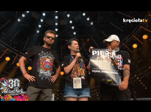 Pilanka z dużej sceny na Pol'and'Rocku opowiadała o raku  - grafika