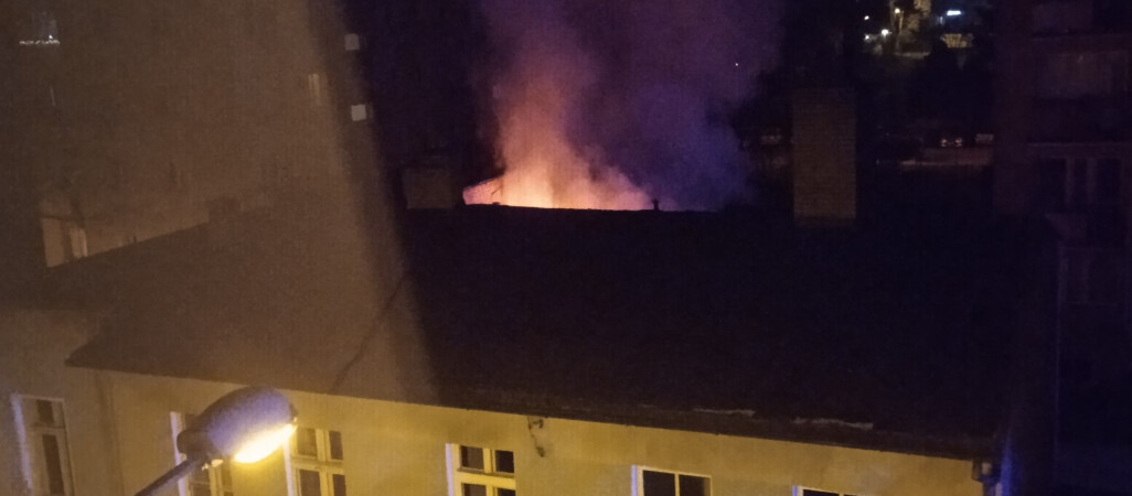Podpalenie budynku gospodarczego przy Ludowej w Pile 