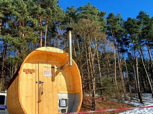 Mobilna sauna na Płotkach  - grafika