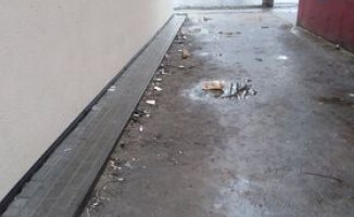 Młodzież z LO dewastuje kamienicę? 