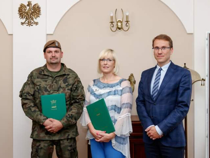 Terytorials uratował tonącego nad jeziorem Logo  - grafika