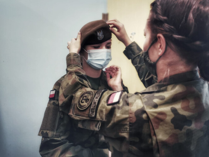 Szkolenie rekrutów z batalionu w Dolaszewie pod Piłą  - grafika