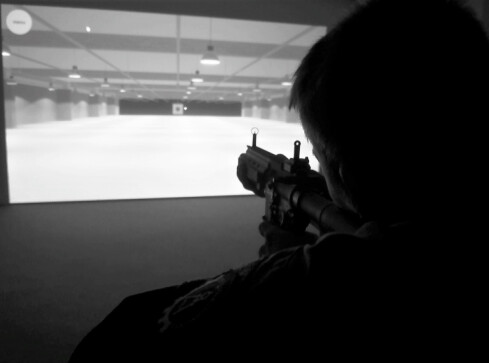 Wirtualna strzelnica w Pile  - grafika