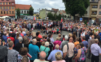 Andrzej Duda spotkał się z mieszkańcami Złotowa 