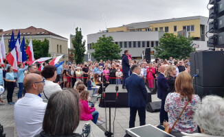 Rafał Trzaskowski spotkał się z mieszkańcami Piły 