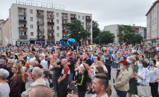 Rafał Trzaskowski spotkał się z mieszkańcami Piły 