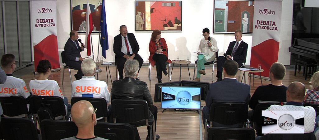 Debata kandydatów do Sejmu z okręgu koszalińskiego