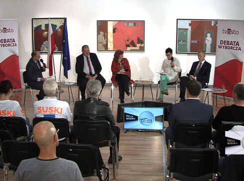 Debata kandydatów do Sejmu z okręgu koszalińskiego - grafika
