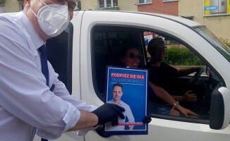 Prezydent Piły zbiera podpisy dla Rafała Trzaskowskiego